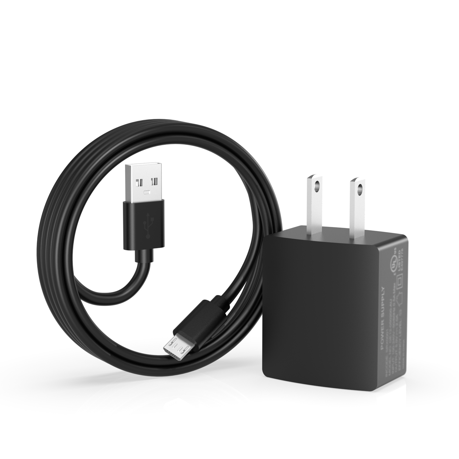 10W Charger with Micro-USB Cable, US Plug