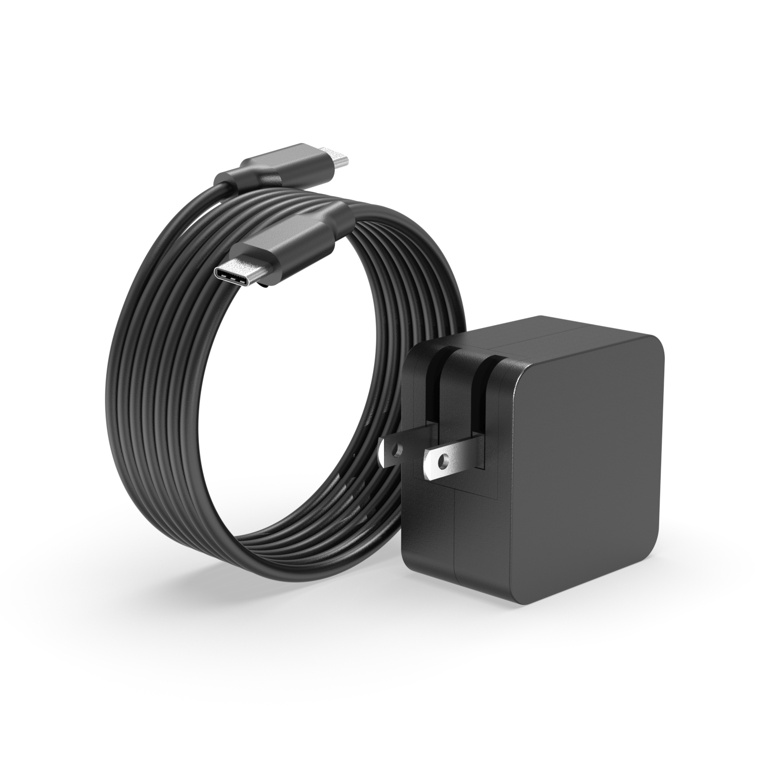 65W GaN Detachable Folding Plug Charger, US Plug